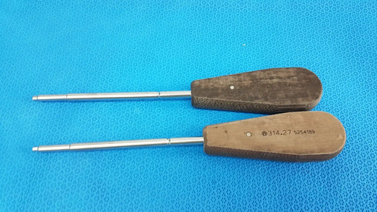 Reuse Medical Synthes 314.27 Large Hexagonal Screwdriver – Orthopedic Surgical Tool lot of 2 Surgical & Orthopedic Instruments, second-hand product photo 1
