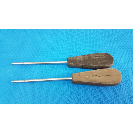 Reuse Medical Synthes 314.27 Large Hexagonal Screwdriver – Orthopedic Surgical Tool lot of 2 Surgical & Orthopedic Instruments, second-hand product photo 1