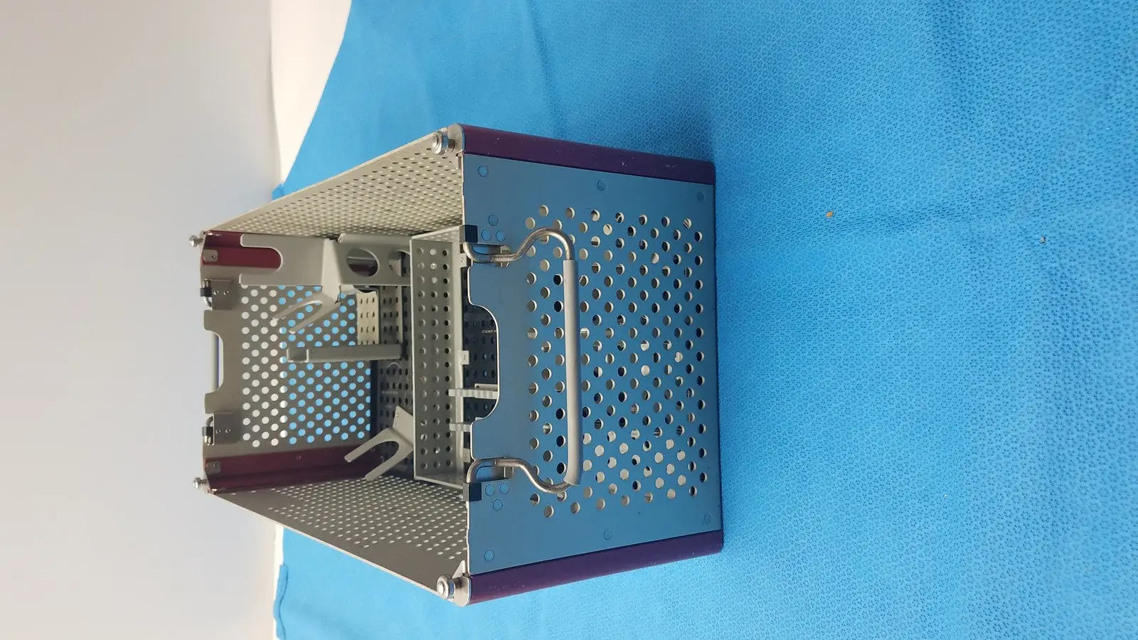 Synthes Battery Power Line Set Case – Surgical Instrument Sterilization Instrument Sterilization Case, second-hand product photo 1