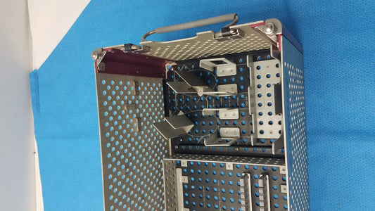 Synthes Battery Power Line Set Case – Surgical Instrument Sterilization Instrument Sterilization Case, second-hand product photo 2
