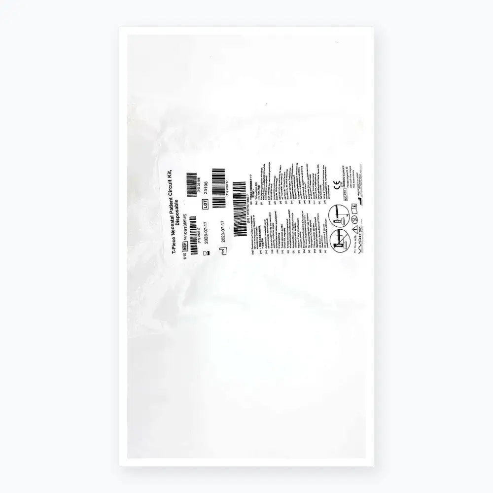 Vyaire Medical T-Piece Neonatal Patient Circut Kit, Disposable Size 1 Mask M1091365VS Patient Circuit Kit, new product photo 3