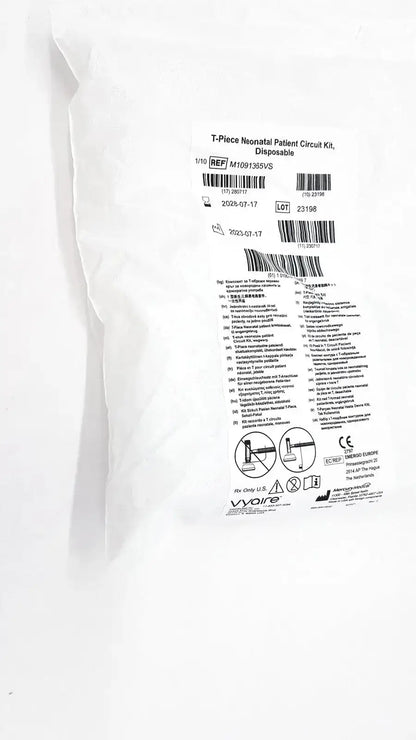 Vyaire Medical T-Piece Neonatal Patient Circut Kit, Disposable Size 1 Mask M1091365VS Patient Circuit Kit, new product photo 2