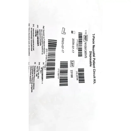 Vyaire Medical T-Piece Neonatal Patient Circut Kit, Disposable Size 1 Mask M1091365VS Patient Circuit Kit, new product photo 5