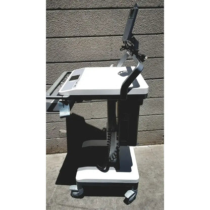 T7 Powered Technology Cart Mobile Medical Workstation with Power Supply Mobile Medical Workstation, second-hand product photo 3
