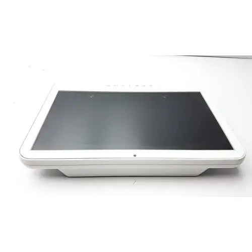 White rectangular tablet with black screen and rounded edges tangent medical panel pc model c22 lcdpc-147