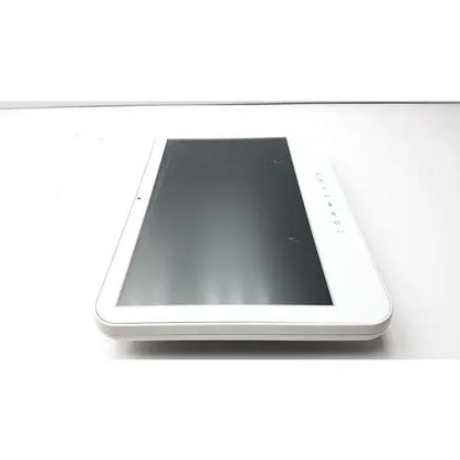 White tangent medical panel pc model c22 lcdpc 147 with sleek minimalist design and rounded edges for medical use