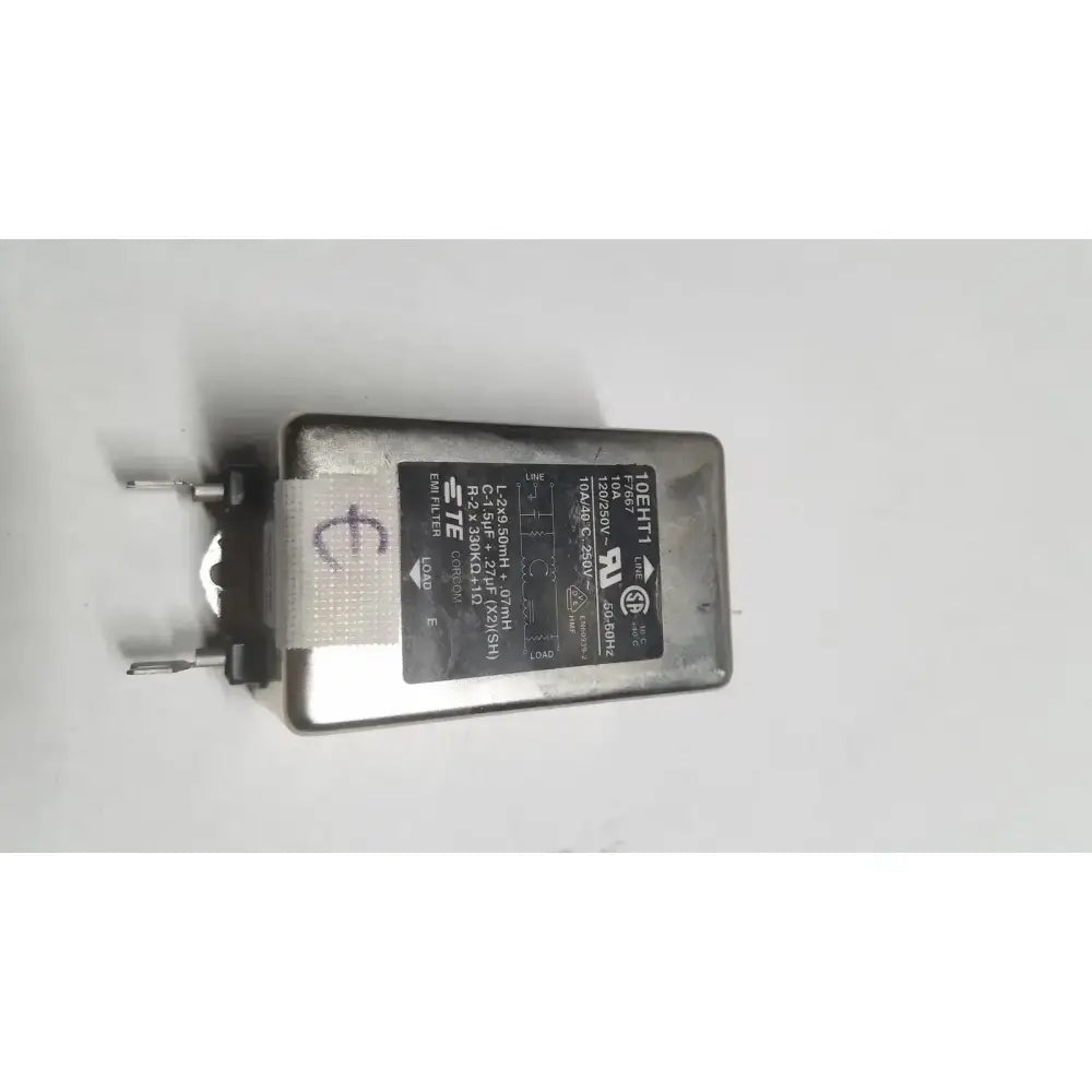 TE CONNECTIVITY 10EHT1 F7667 10 A 120 250 Volt EMI Filter 10 AMP EMI Filter, second-hand product photo 8