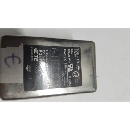 TE CONNECTIVITY 10EHT1 F7667 10 A 120 250 Volt EMI Filter 10 AMP EMI Filter, second-hand product photo 7