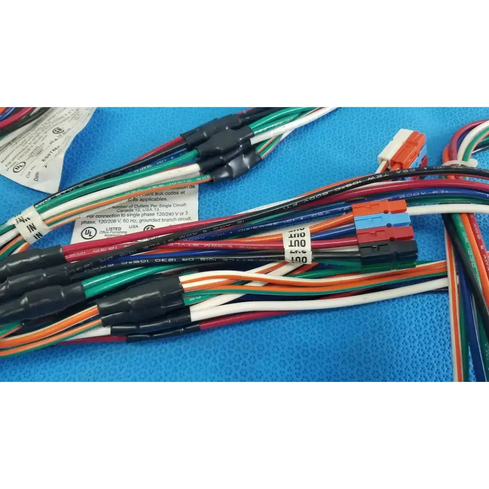 Teknion ES8T66A 8-Wire Circuit Power Harness Office Cubicle Wiring Wiring Harness, second-hand product photo 5