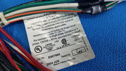 Teknion ES8T66A 8-Wire Circuit Power Harness Office Cubicle Wiring Wiring Harness, second-hand product photo 9