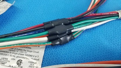 Teknion ES8T66A 8-Wire Circuit Power Harness Office Cubicle Wiring Wiring Harness, second-hand product photo 14