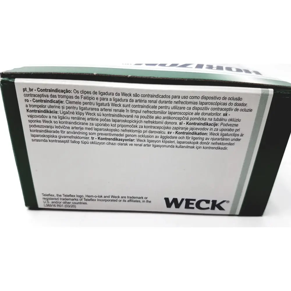 Teleflex Weck 003200 Horizon Ligating Clips, Medium-Large Ligating Clips, new product photo 4