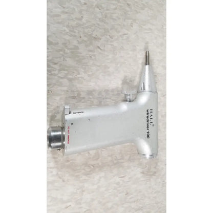 Silver hall wiredriver 100 with metallic tip and cylindrical body from case genuis serial no 9354 patent pending product