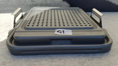 Reuse Medical The Case Sterilization Container Half Lid Black Sterilization Trays & Cases, second-hand product photo 1