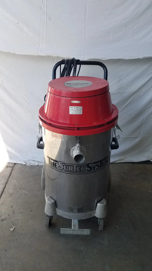 The Surtec System 450M Industrial Heavy Duty Wet/Dry Drum Vacuum Cleaner