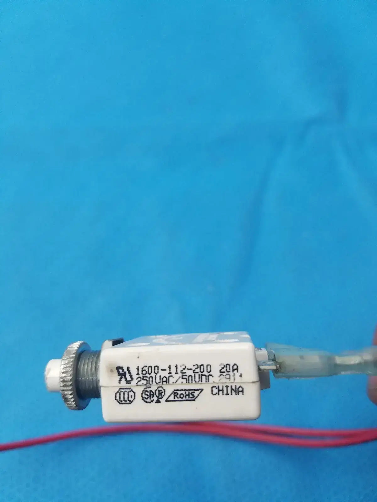 Generic Thermal Circuit Breaker Push Button Reset 20A 250VAC 50VDC Ignition Circuit Breaker, second-hand product photo 8
