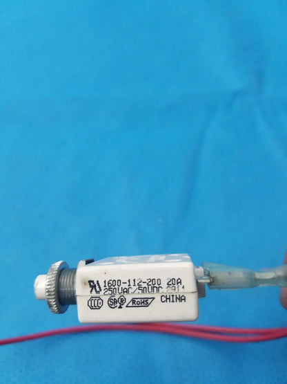 Generic Thermal Circuit Breaker Push Button Reset 20A 250VAC 50VDC Ignition Circuit Breaker, second-hand product photo 8