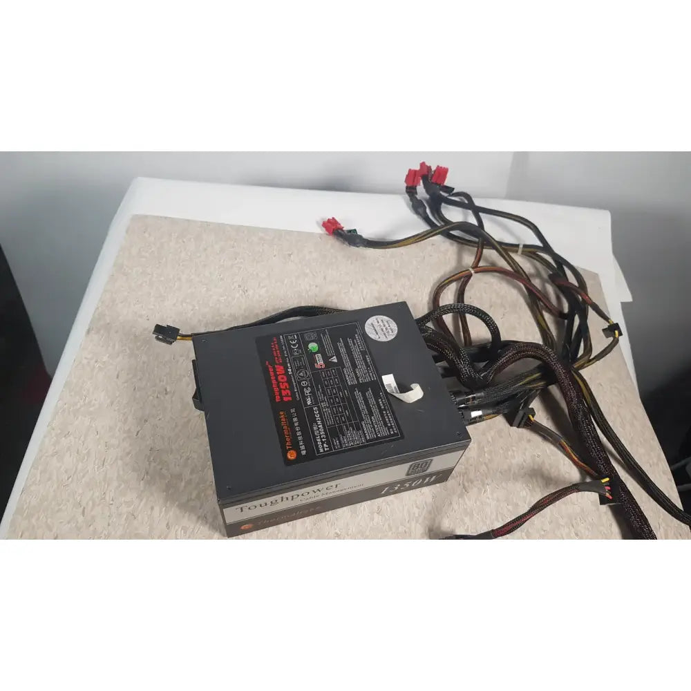 Reuse Medical Thermaltake 1350W Toughpower GF3 1350W 80 Silver Full Modular Power Supply Power Supplies, second-hand product photo 1