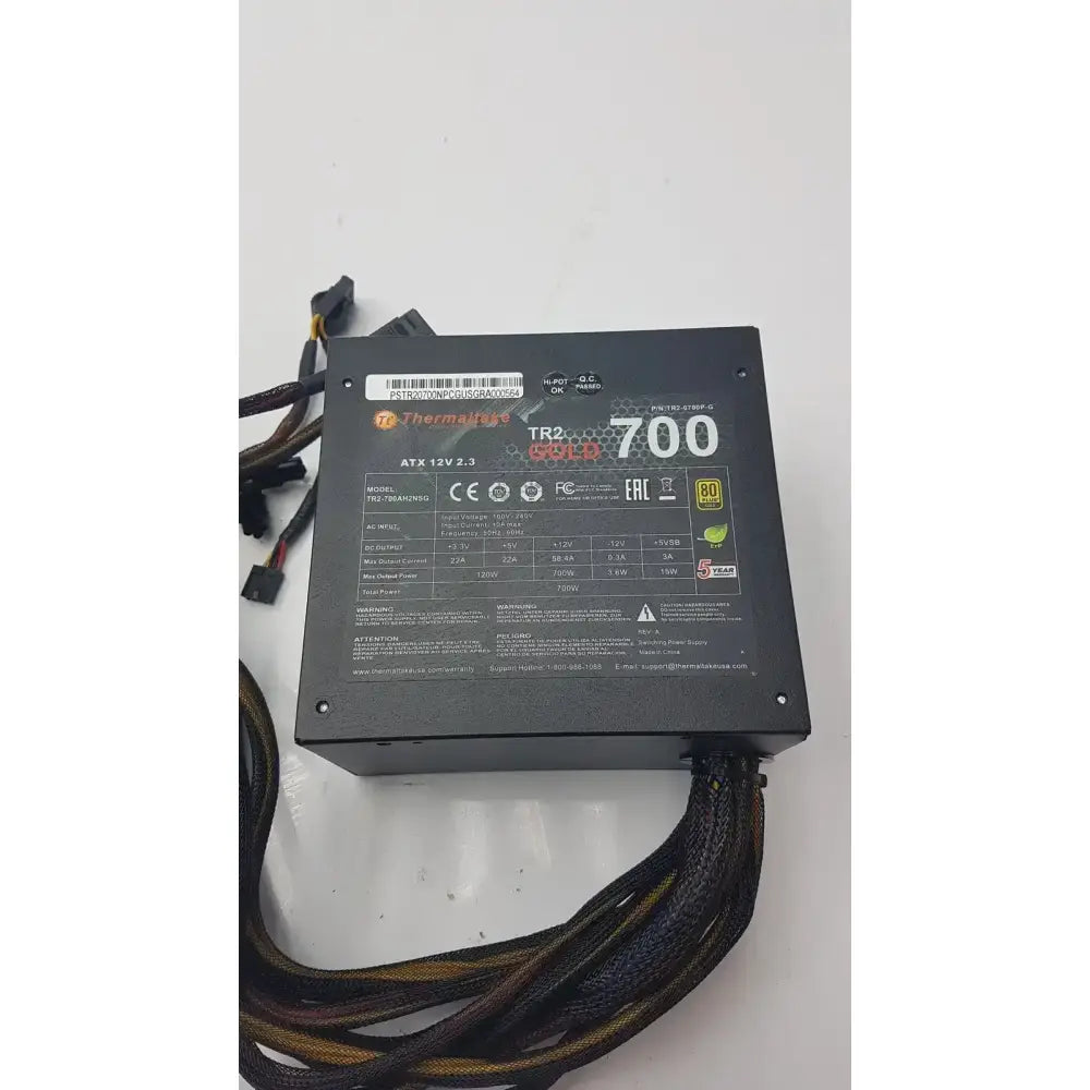 Thermaltake 700W Power Supply TR2 Black ATX 12V 2.3 Desktop PSU 80+ Gold Power Supply, second-hand product photo 8