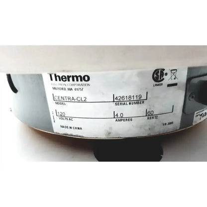 Thermo Scientific Thermo Electron Corporation IEC Centra CL2 Centrifuge Centrifuge, as-is (for parts) product photo 8
