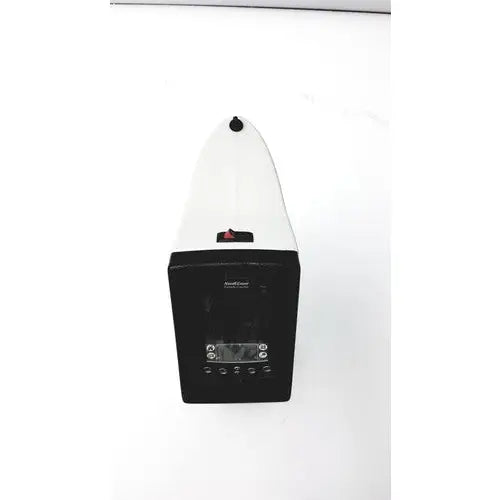 Black and white thermo electron handecount portable sample counter air purifier with sleek angular design for car use