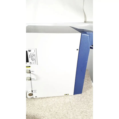 White and blue thermo scientific easypure ii d7401 lab grade water filter system with visible model label