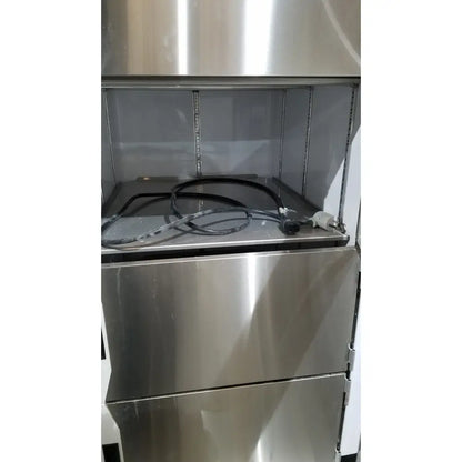 Thermo scientific forma stainless steel commercial-grade oven with sleek reflective surface and internal shelving