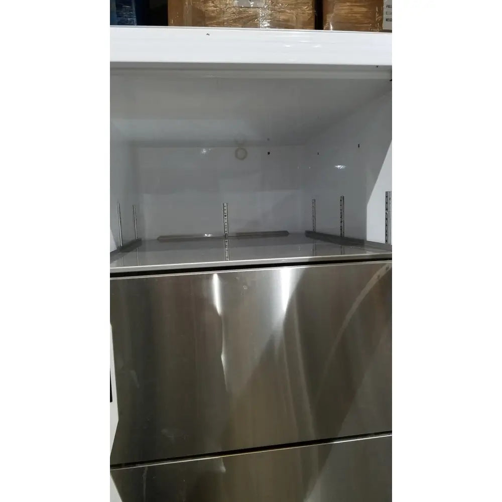 Thermo scientific forma 88000 series ultra low temperature freezer stainless steel with white interior and metal shelves