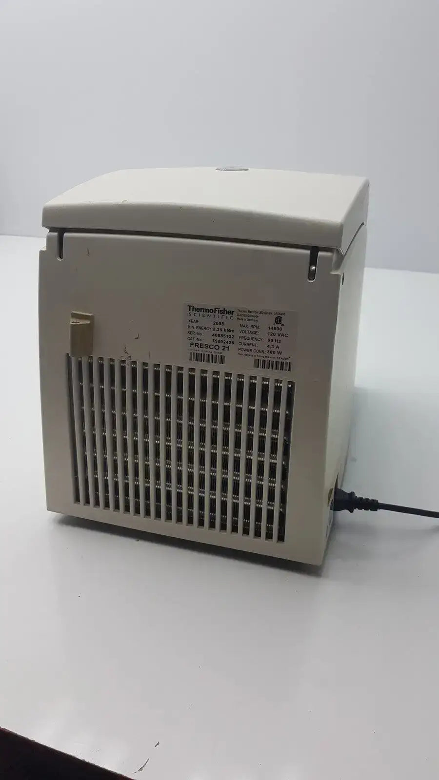 Thermo Scientific Heraeus Fresco 21 Refrigerated Centriifuge Microcentriifuge Refrigerated Microcentrifuge, as-is (for parts) product photo 14