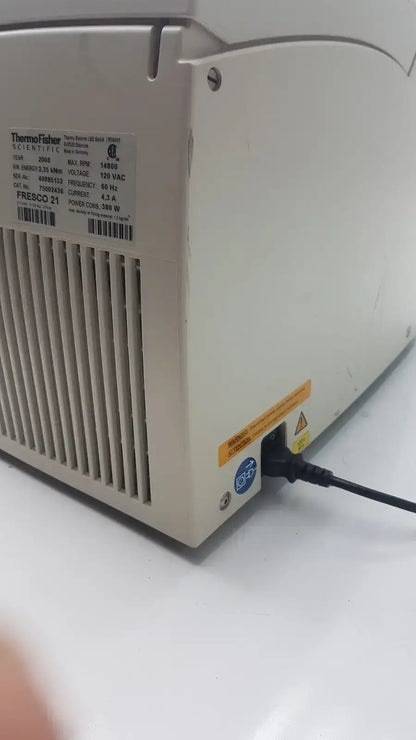 Thermo Scientific Heraeus Fresco 21 Refrigerated Centriifuge Microcentriifuge Refrigerated Microcentrifuge, as-is (for parts) product photo 15