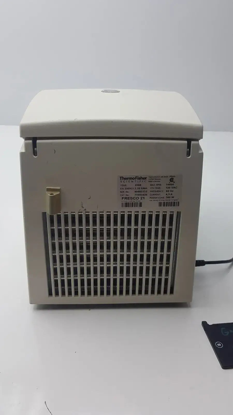 Thermo Scientific Heraeus Fresco 21 Refrigerated Centriifuge Microcentriifuge Refrigerated Microcentrifuge, as-is (for parts) product photo 11