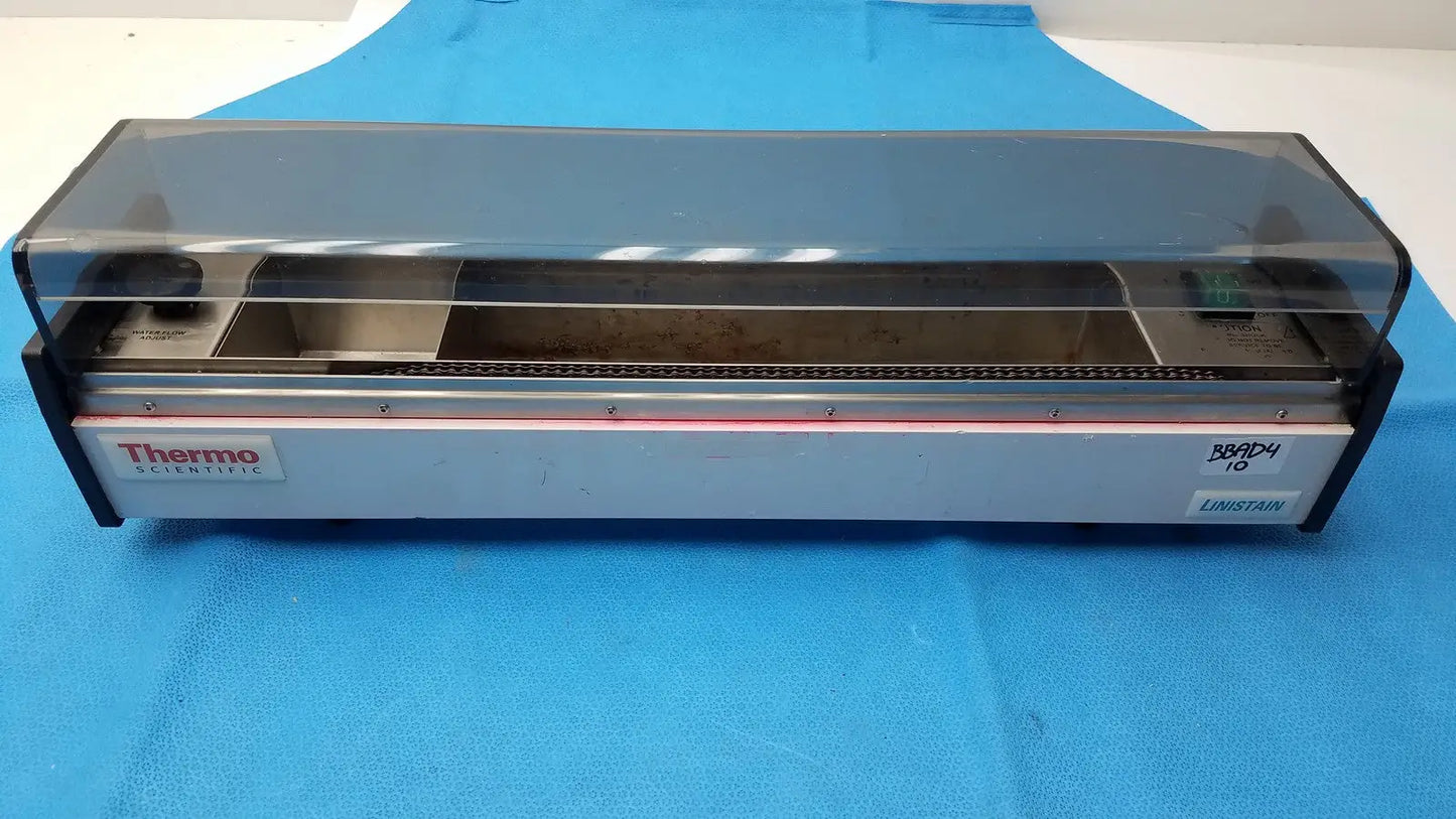 Reuse Medical Thermo Scientific Linistat Linear Slide Stainer – Reliable Lab Equipment Medical Cables & Cords, second-hand product photo 1