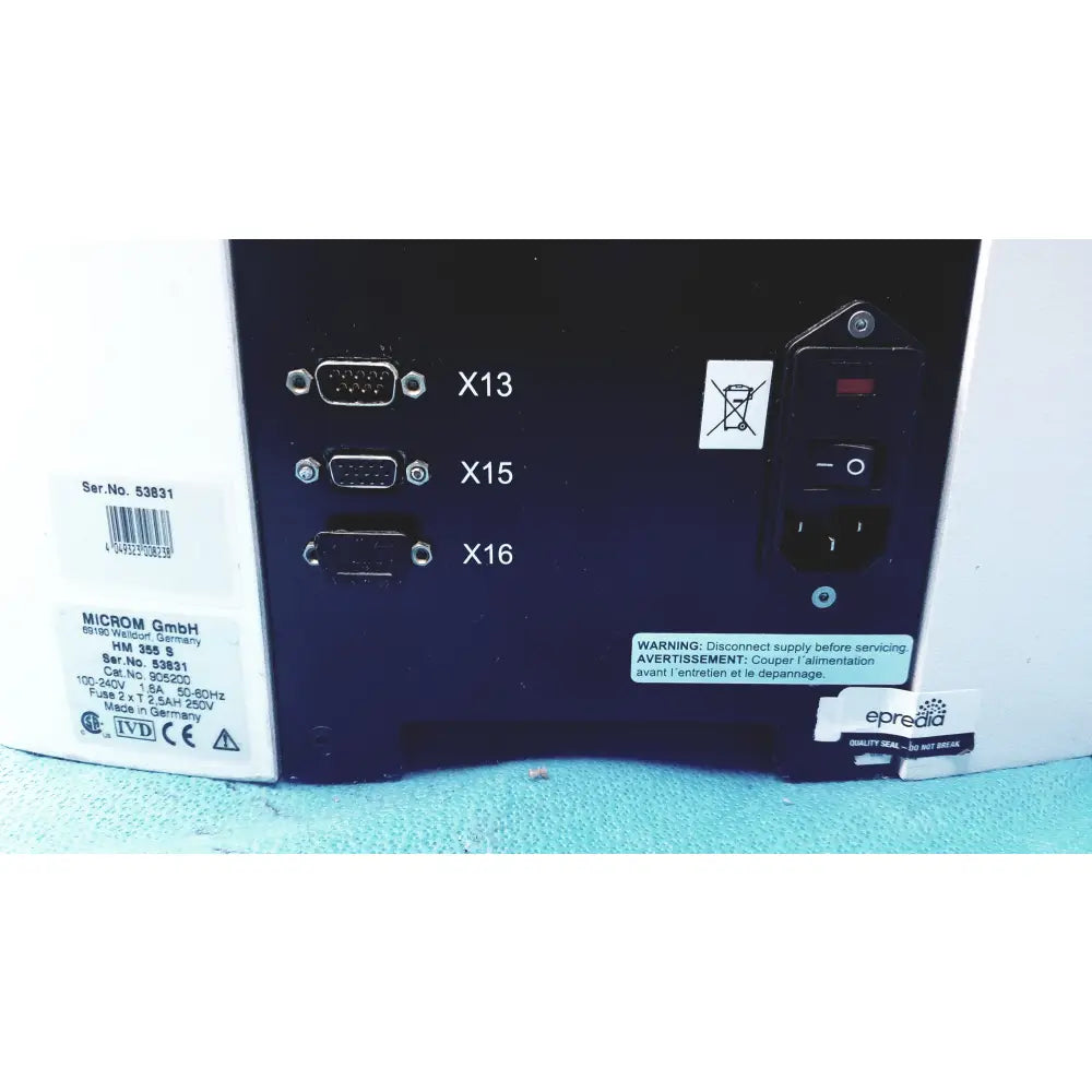 Thermo Scientific Microm HM 355S Rotary Microtome - Rotary microtome