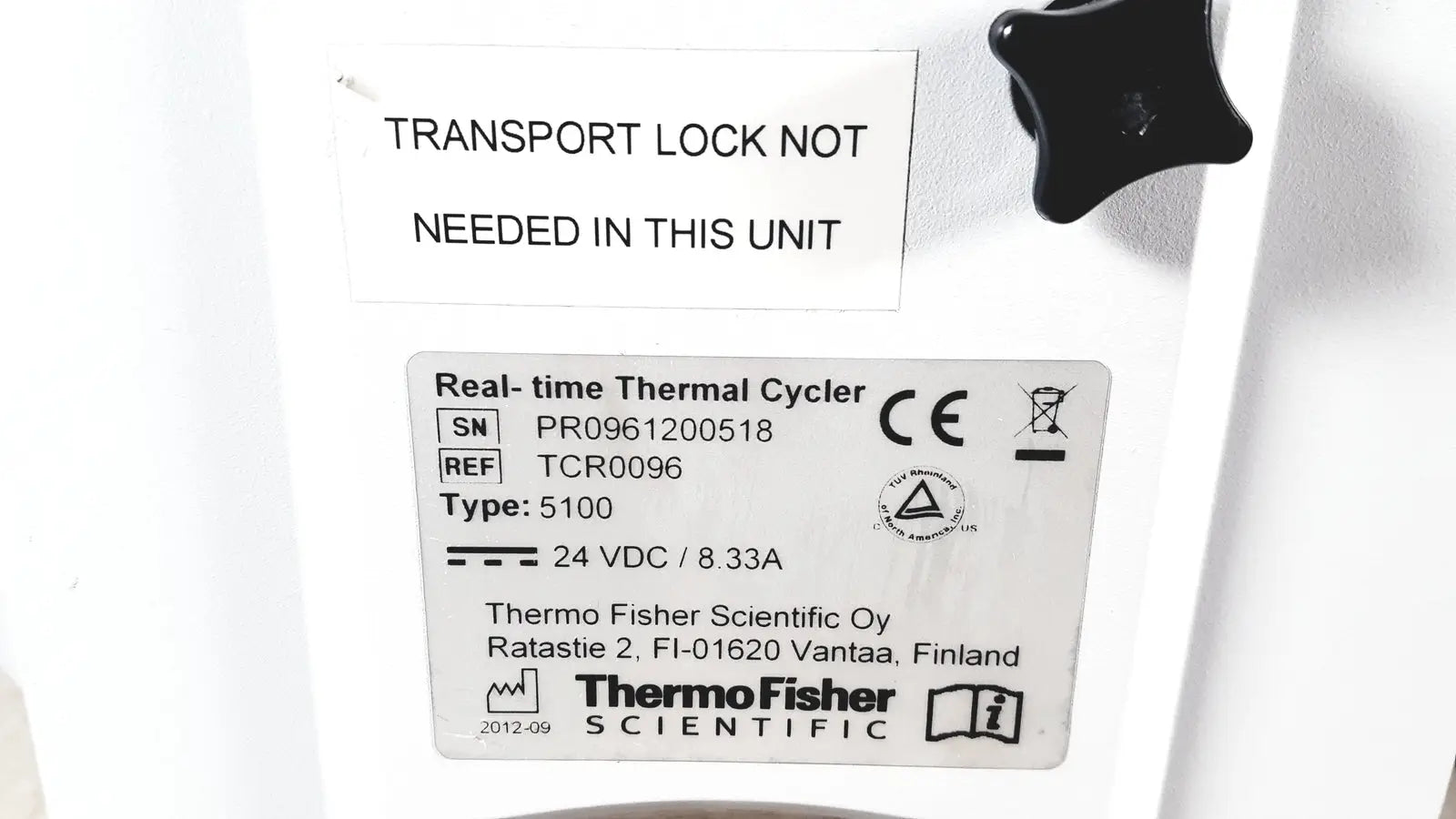 Thermo Scientific TCR0096 PikoReal 96 Real Time PCR System Real-Time PCR System, as-is (for parts) product photo 6