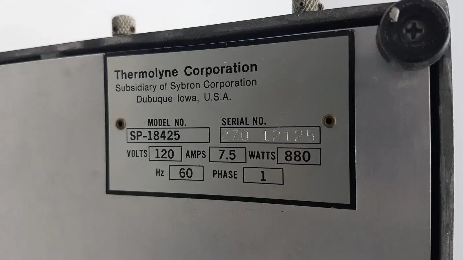 Thermolyne Sybron Corporation Nuova 7 Stirrer Model SP-18425 Laboratory Stirrer, second-hand product photo 6