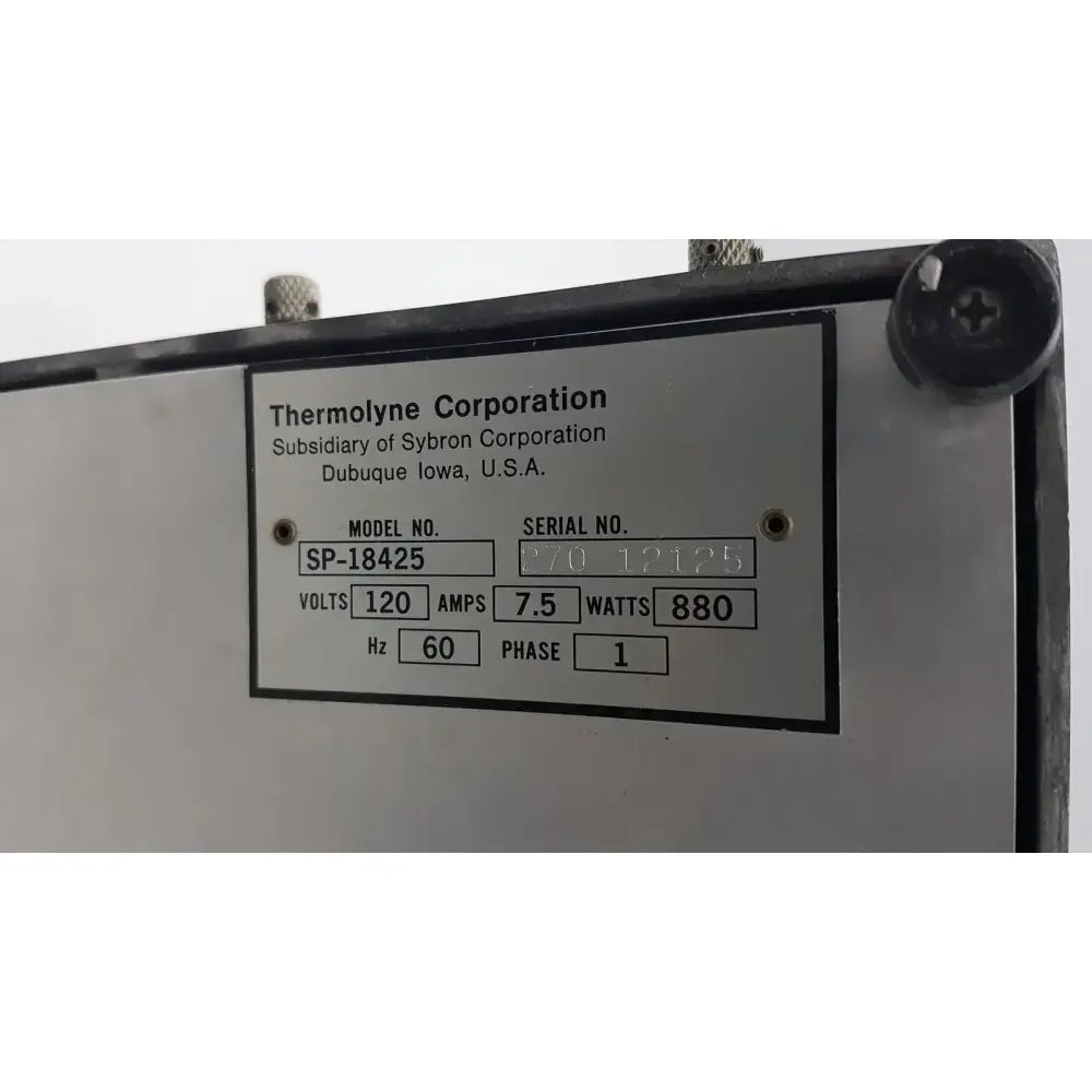 Thermolyne Sybron Corporation Nuova 7 Stirrer Model SP-18425 Laboratory Stirrer, second-hand product photo 6