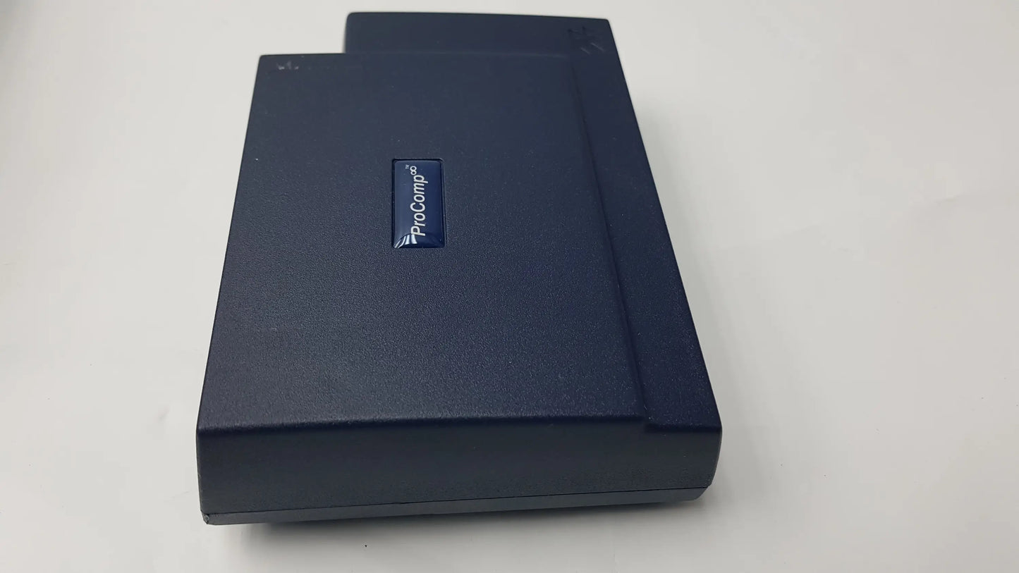 Dark blue procom external hard drive with matte finish for physiological data acquisition by thought technology