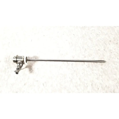 Silver metallic ths arthroscopy sheath with slender shaft and complex control head for 5mm arthroscopy use