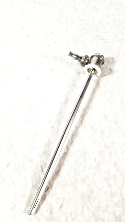 Stainless steel ths arthroscopy sheath with slender polished shaft and complex jointed head for 5mm arthroscopy use