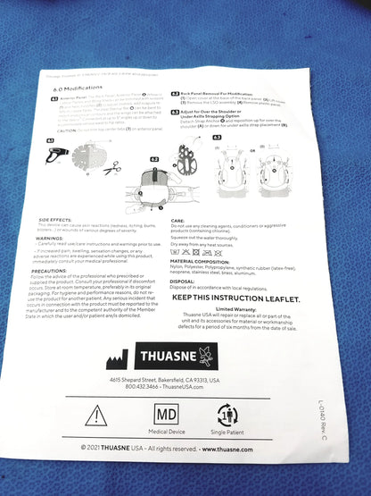 Thuasne SLEEQ Max TLSO Spinal System Back Brace TLSO Spinal System Back Brace, second-hand product photo 13