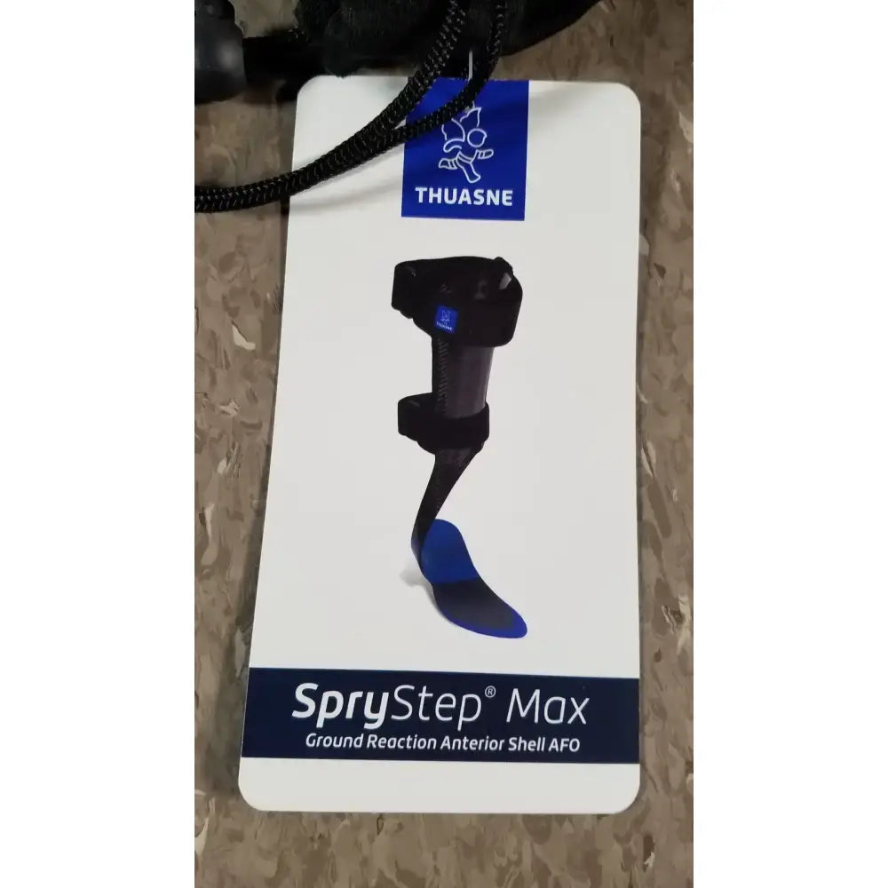 Thuasne SpryStep Carbon Fiber AFO Orthotic Right Foot Drop Brace, Small Ankle-Foot Orthosis (AFO), second-hand product photo 3