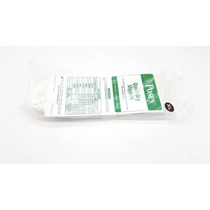 TIDI Posey quick dry slippers in white size XL with non skid rubber sole for shower use packaged and ready
