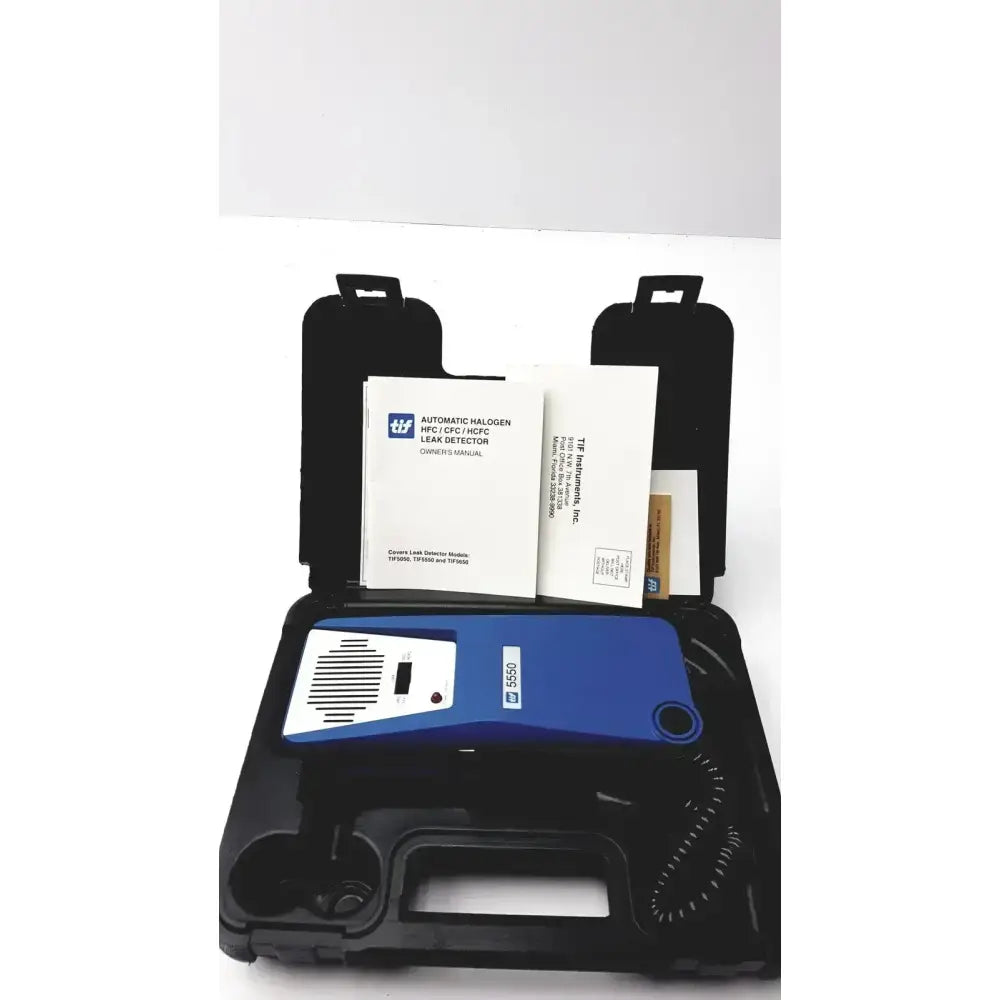 TIF 5550a Automatic Halogen Leak Detector With Case Manual Halogen Leak Detector, second-hand product photo 1
