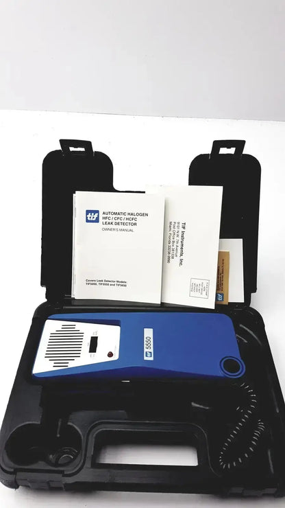 TIF 5550a Automatic Halogen Leak Detector With Case Manual Halogen Leak Detector, second-hand product photo 1