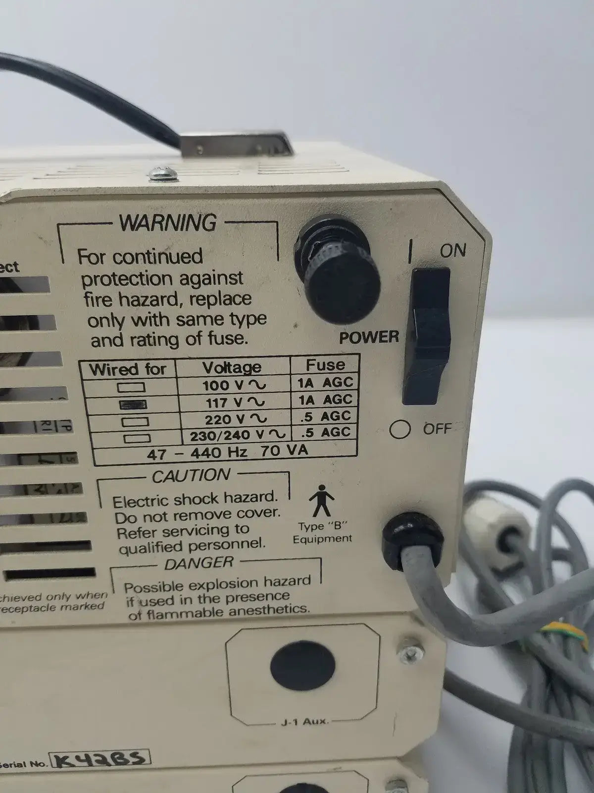 Timeter Instrument Corporation Timeter Instrument RT-200 Calibration Analyzer Control Module Calibration Analyzer Control Module, as-is (for parts) product photo 6