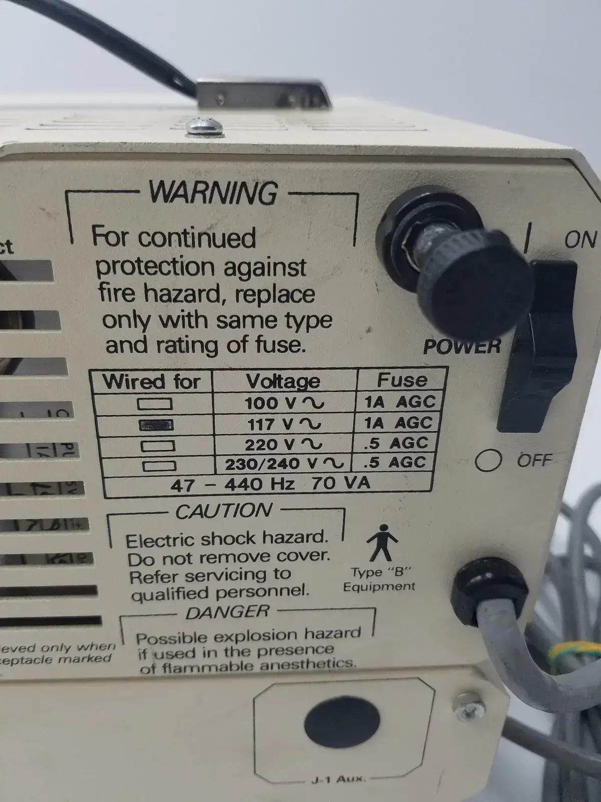 Timeter Instrument Corporation Timeter Instrument RT-200 Calibration Analyzer Control Module Calibration Analyzer Control Module, as-is (for parts) product photo 5