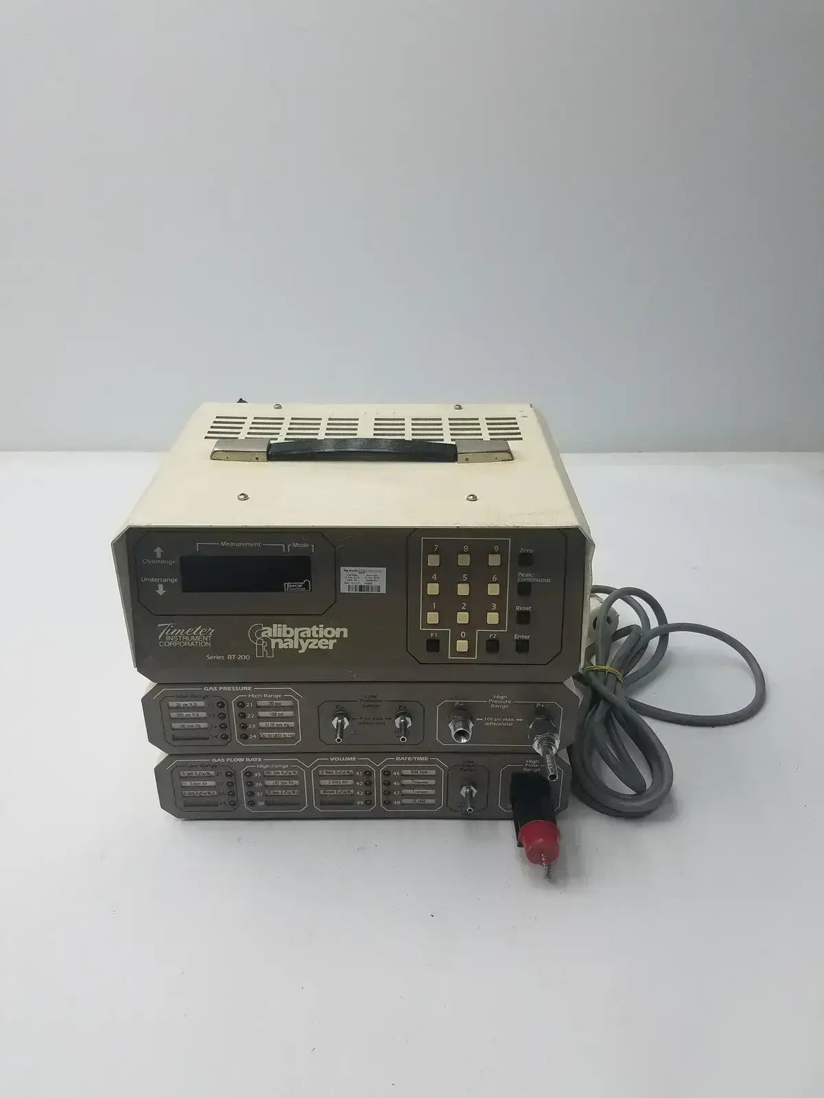 Timeter Instrument Corporation Timeter Instrument RT-200 Calibration Analyzer Control Module Calibration Analyzer Control Module, as-is (for parts) product photo 7