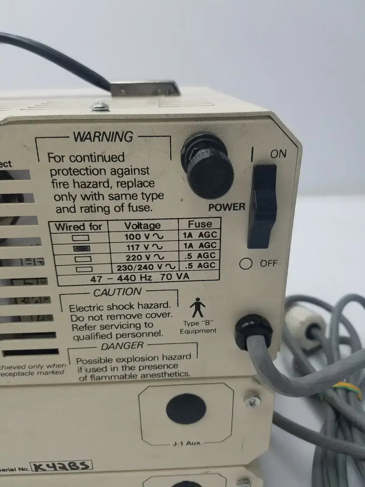 Timeter Instrument Corporation Timeter Instrument RT-200 Calibration Analyzer Control Module Calibration Analyzer Control Module, as-is (for parts) product photo 6