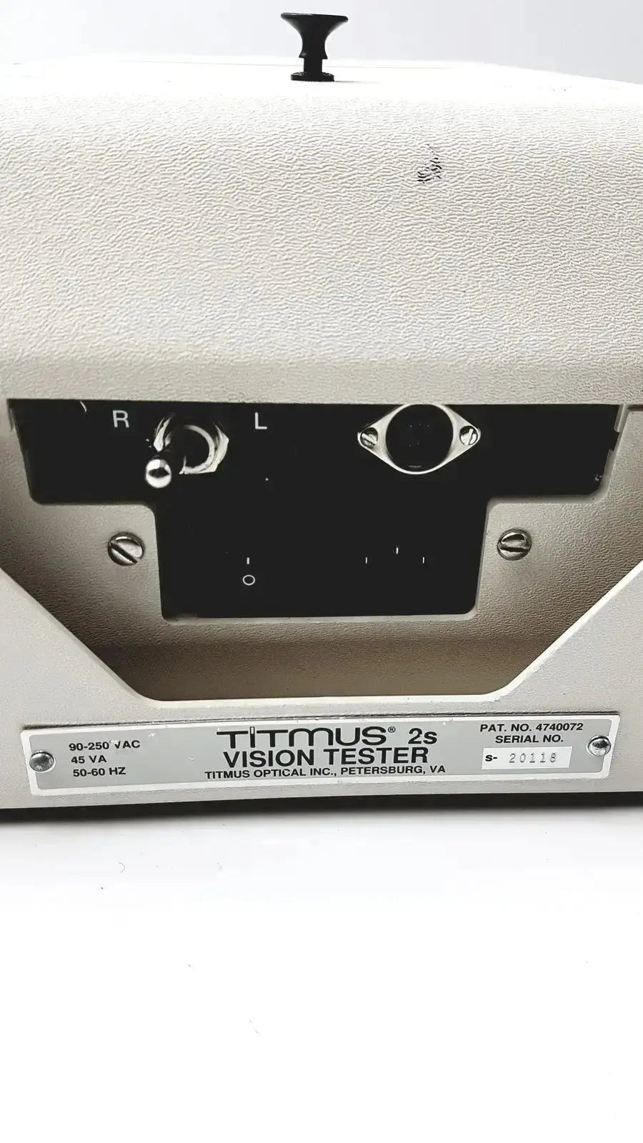 Titmus Optical II Vision Tester Vision Tester, second-hand product photo 10