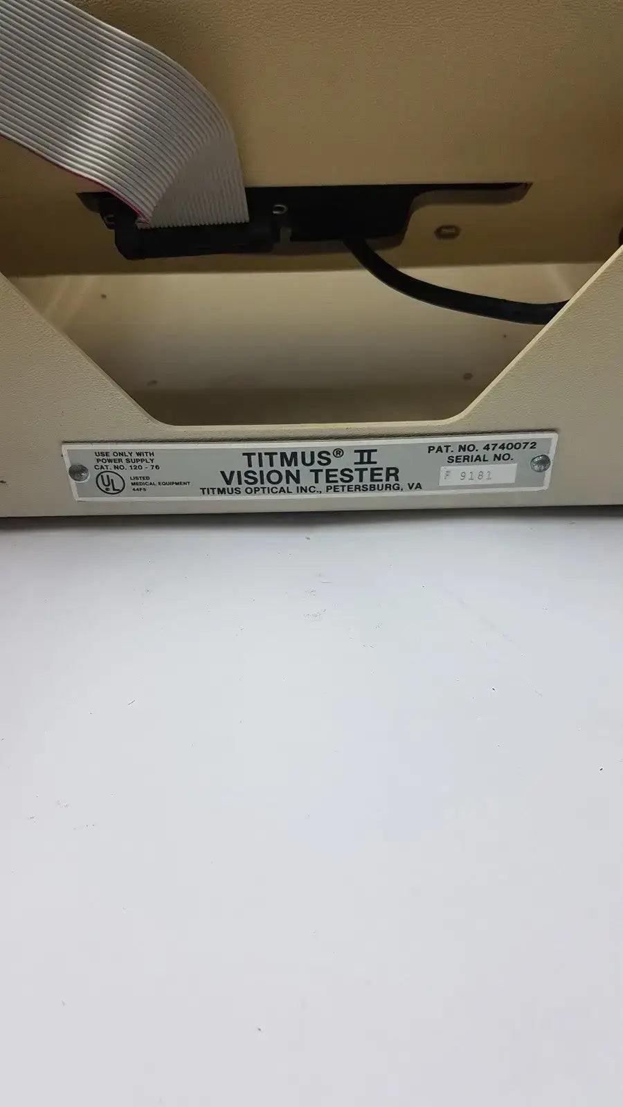 Titmus Optical Titmus II Vision Tester With Controller Vision Tester, second-hand product photo 8
